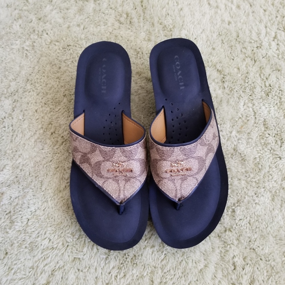 🔴SOLD🔴 Coach Platform Wedge Sandals - Picture 3 of 8